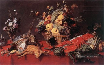  Snyders Peintre - Nature morte avec un panier de fruits Frans Snyders